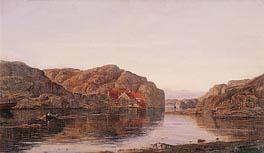 Amaldus Clarin Nielsen Morgen ved Ny-Hellesund oil painting image